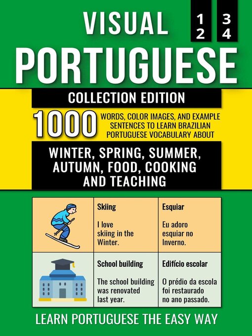 Title details for Visual Portuguese--Collection Edition--1.000 Words, 1.000 Images and 1.000 Bilingual Example Sentences to Learn Brazilian Portuguese Vocabulary by Mike Lang - Available